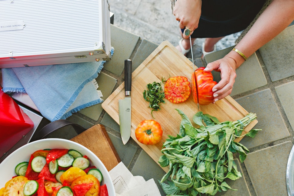 Grain-Free Summer BBQ with Danielle Walker for Williams Sonoma & Visa.  Photographed by Jennifer Skog. Styled by PJ Rude with Texture