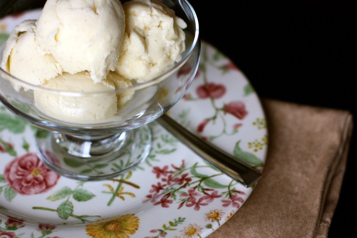 Coconut Vanilla Bean Ice Cream