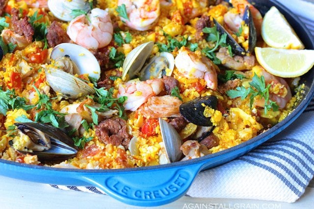 Mixed Seafood Paella Recipe