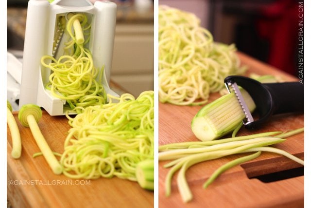 How to Make Zucchini Noodles With—or Without—a Spiralizer