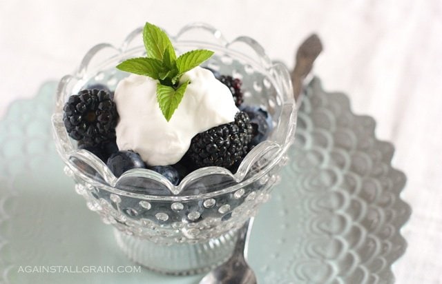 Berries And Cream Against All Grain Against All Grain Delectable Paleo Recipes To Eat Feel Great