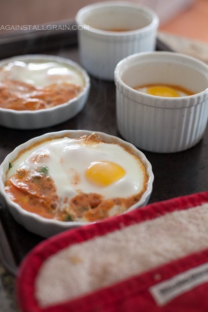 Italian Baked Eggs - by Against All Grain #Paleo #Whole30 #GlutenFree