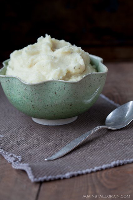 Buttery Thyme Parsnip and Turnip Puree