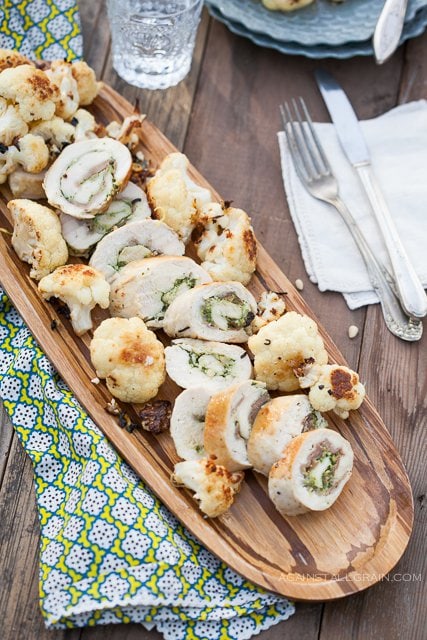 Prosciutto Pesto Chicken Roulade - by Against All Grain #21dsd #paleo #glutenfree #grainfree