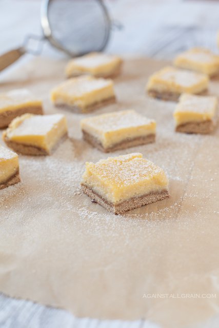 Paleo Lemon Bars by Against All Grain