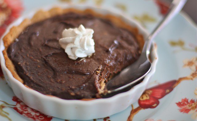 vegan chocolate coconut pie