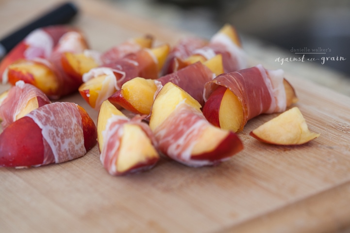 Shrimp & Nectarine Skewers |Danielle Walker's Against all Grain