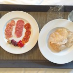 hotel food charcuterie platter with taro chips