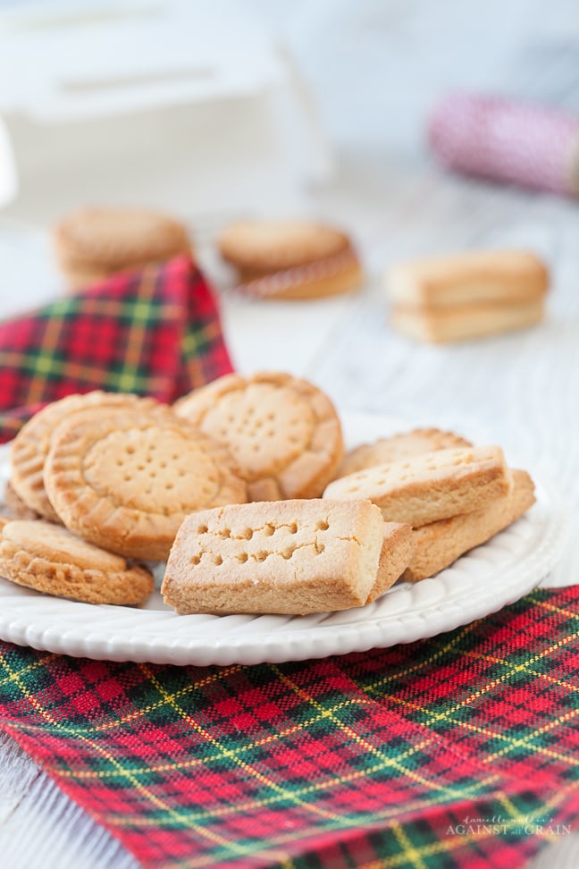 Scottish Shortbread (gluten-free; dairy-free; vegan)