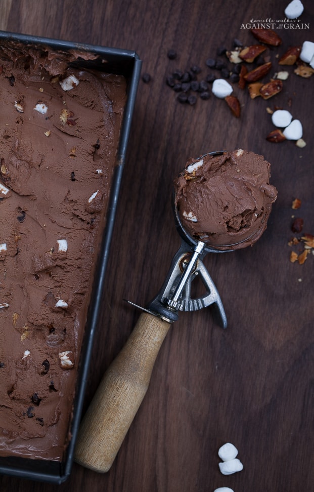 Dairy-Free Mexican Rocky Road Ice Cream | Danielle Walker's Against all Grain