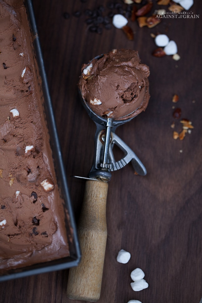 Dairy-Free Mexican Rocky Road Ice Cream--Danielle Walker's Against all Grain