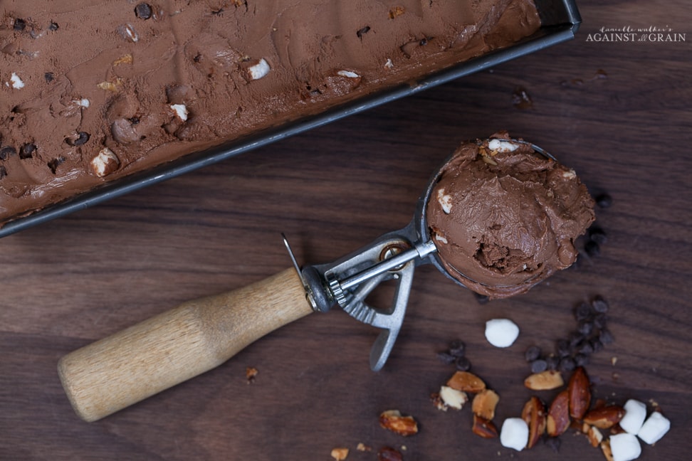 Dairy-Free Mexican Rocky Road Ice Cream Danielle Walker's Against all Grain