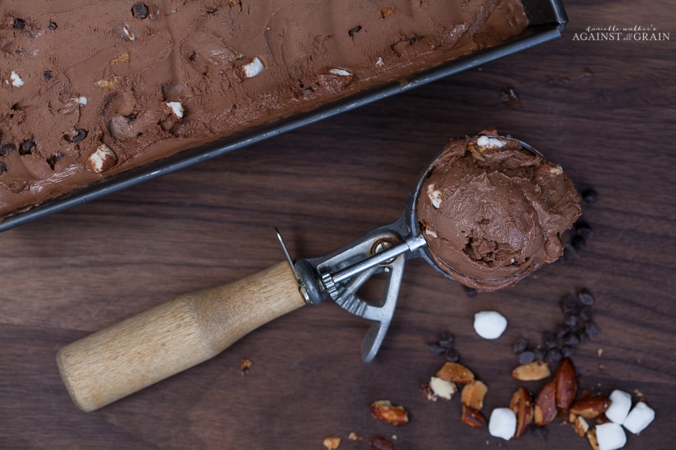 dairy free rocky road ice cream