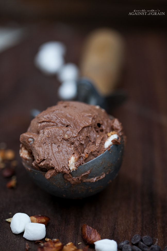 Dairy-Free Mexican Rocky Road Ice Cream from Danielle Walker's Against all Grain