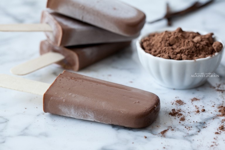 DairyFree Fudge Pops Against All Grain Delectable paleo recipes to eat & feel great