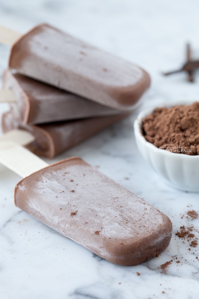 Easy Chocolate Popsicles