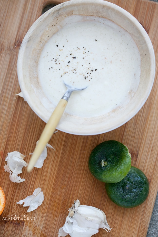 Tequila Lime Yogurt Sauce Recipe - from Danielle Walker's Against all Grain