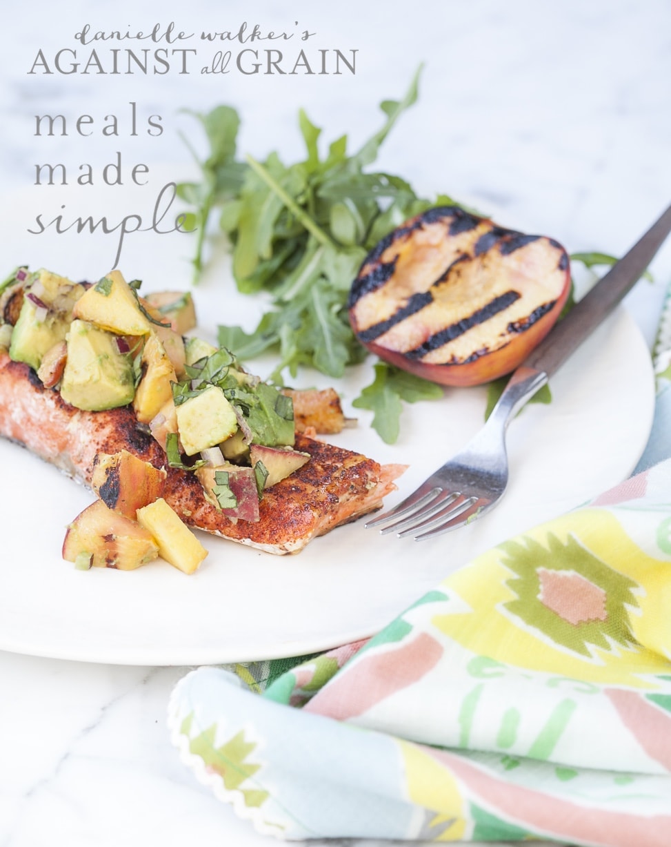 Paleo BBQ Rub Recipe on Salmon from Meals Made Simple Cookbook by Danielle Walker's Against all Grain