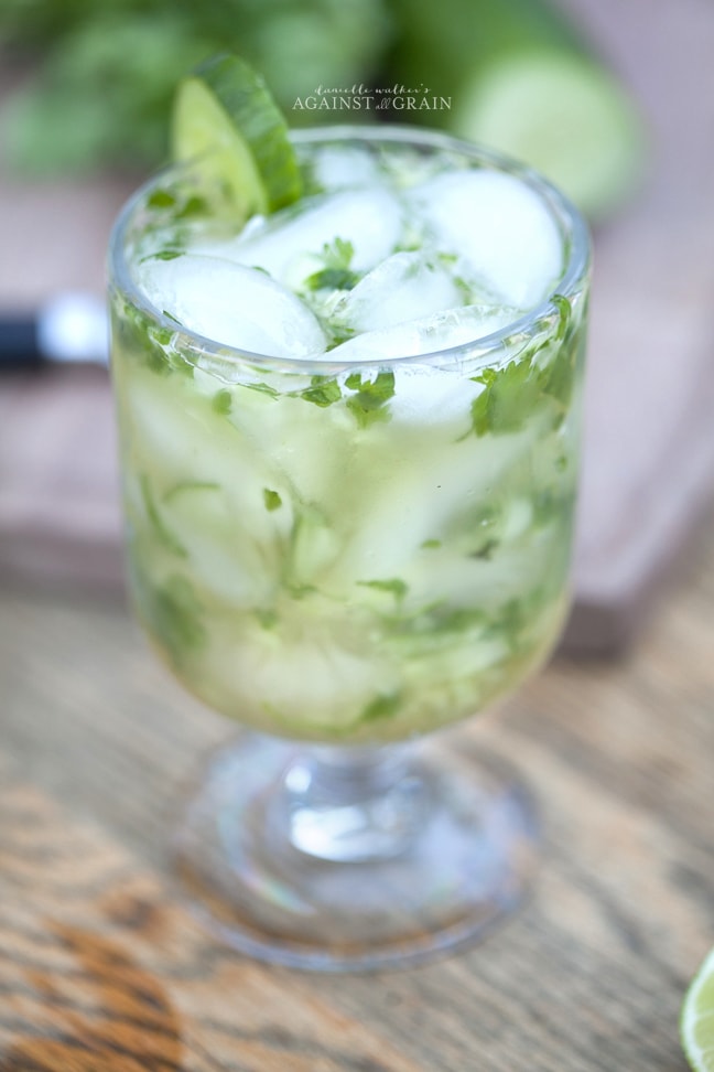 Paleo Cilantro Cucumber Margarita | Danielle Walker's Against all Grain