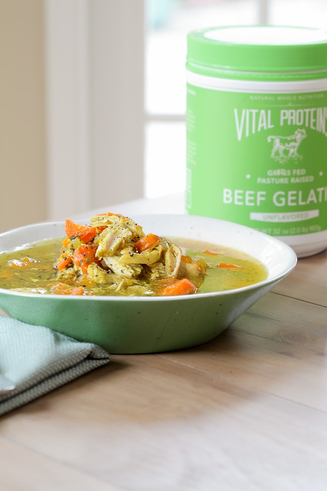 Becky's Gluten-Free Slow Cooker Chicken Vegetable Soup Recipe