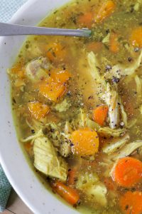 Instant Pot Chicken and Vegetable Soup | Against All Grain - Delectable ...