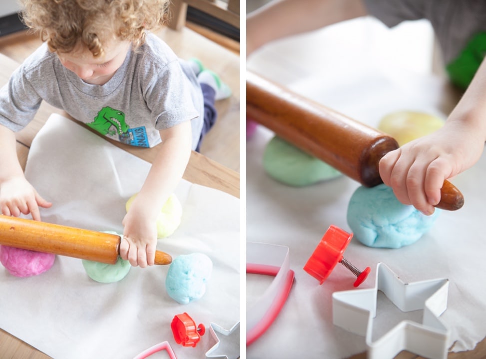 Easy homemade Non-toxic play dough for kids