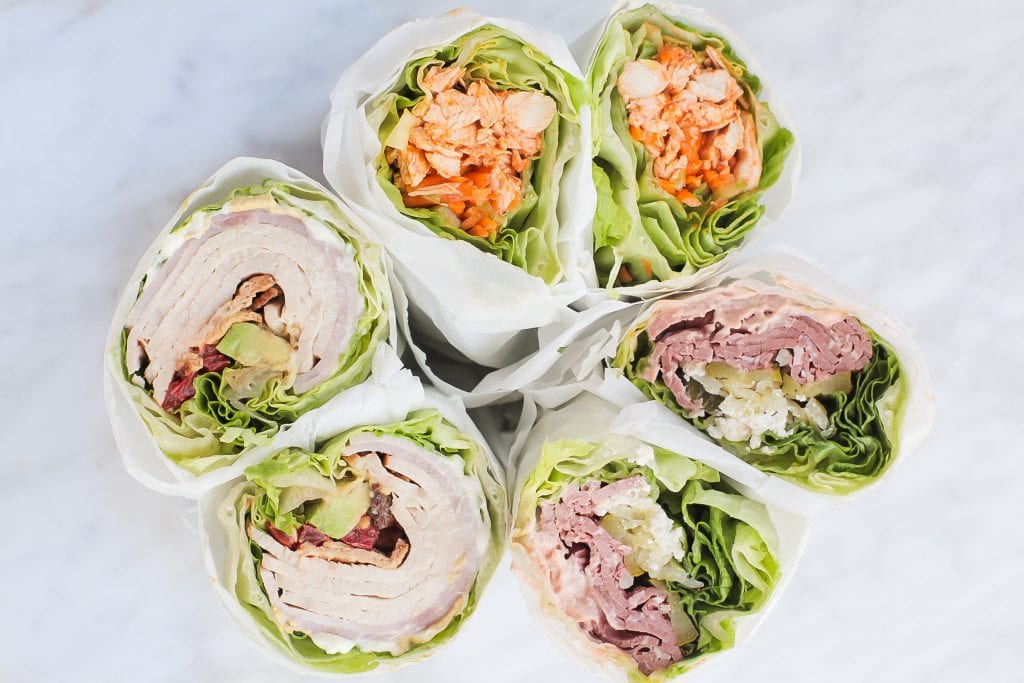 Lettuce Wrap Sub Sandwiches - AAGwich - Against All Grain 