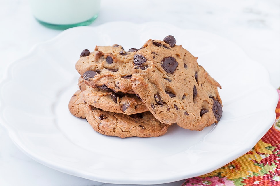 Crunchy Chocolate Chip Cookies, Gluten-free, Allergy-Friendly