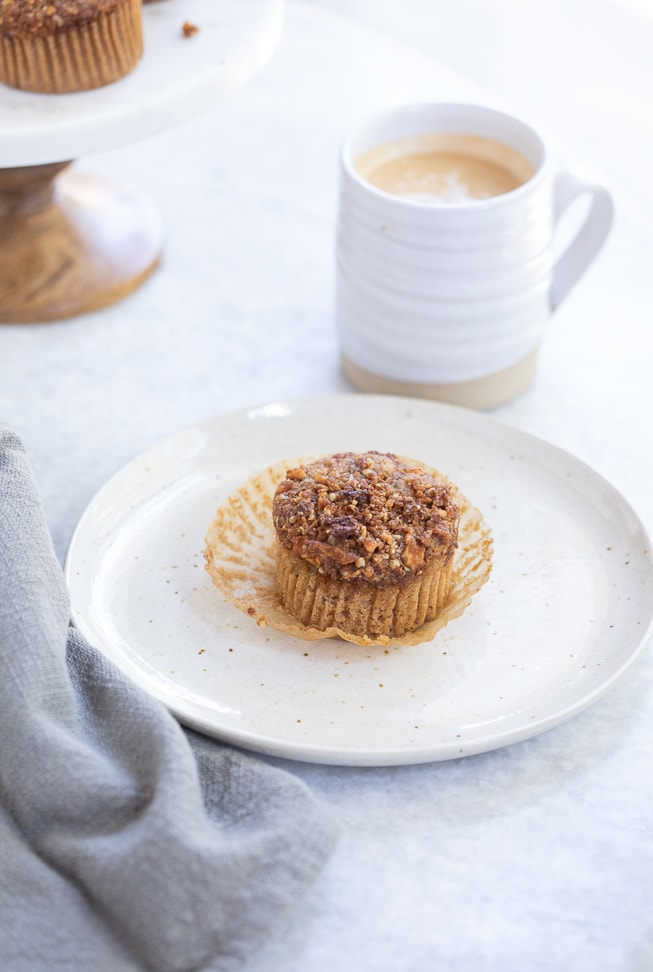 Gluten Free Spiced Apple Crumble Muffins