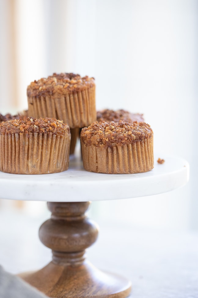 Gluten Free Spiced Apple Crumble Muffins