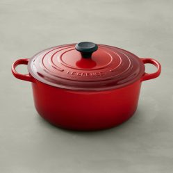 The cellar Enameled Cast Iron 4-Qt. Round Dutch Oven, Created for Macy's - Grey