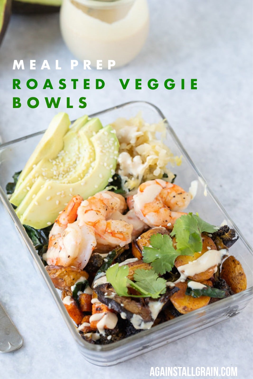 Roasted Veggie Bowls with Tahini Dressing (MealPrep and Sheet Pan