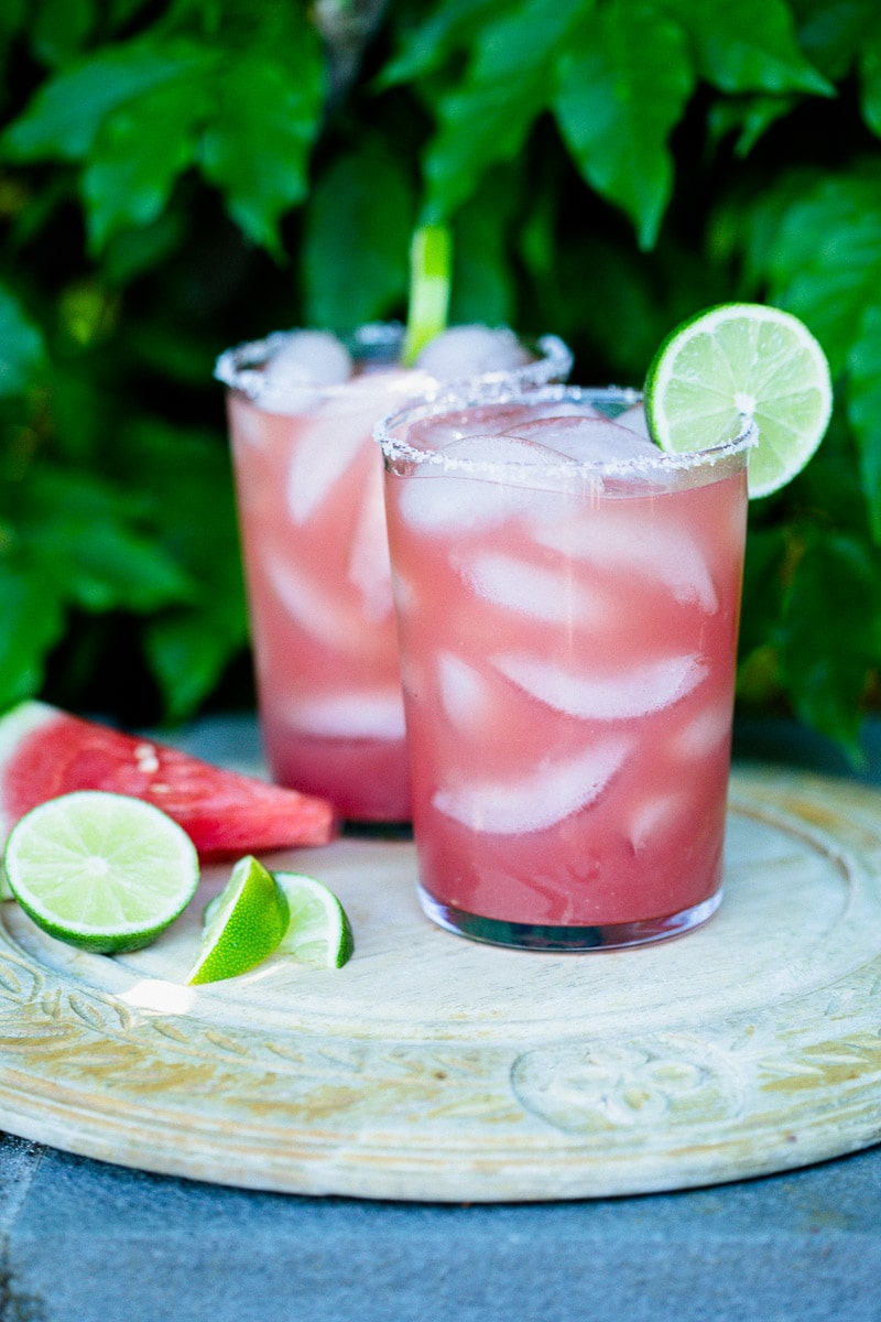 Skinny Watermelon Agave Margarita Poptail — The Skinny Fork