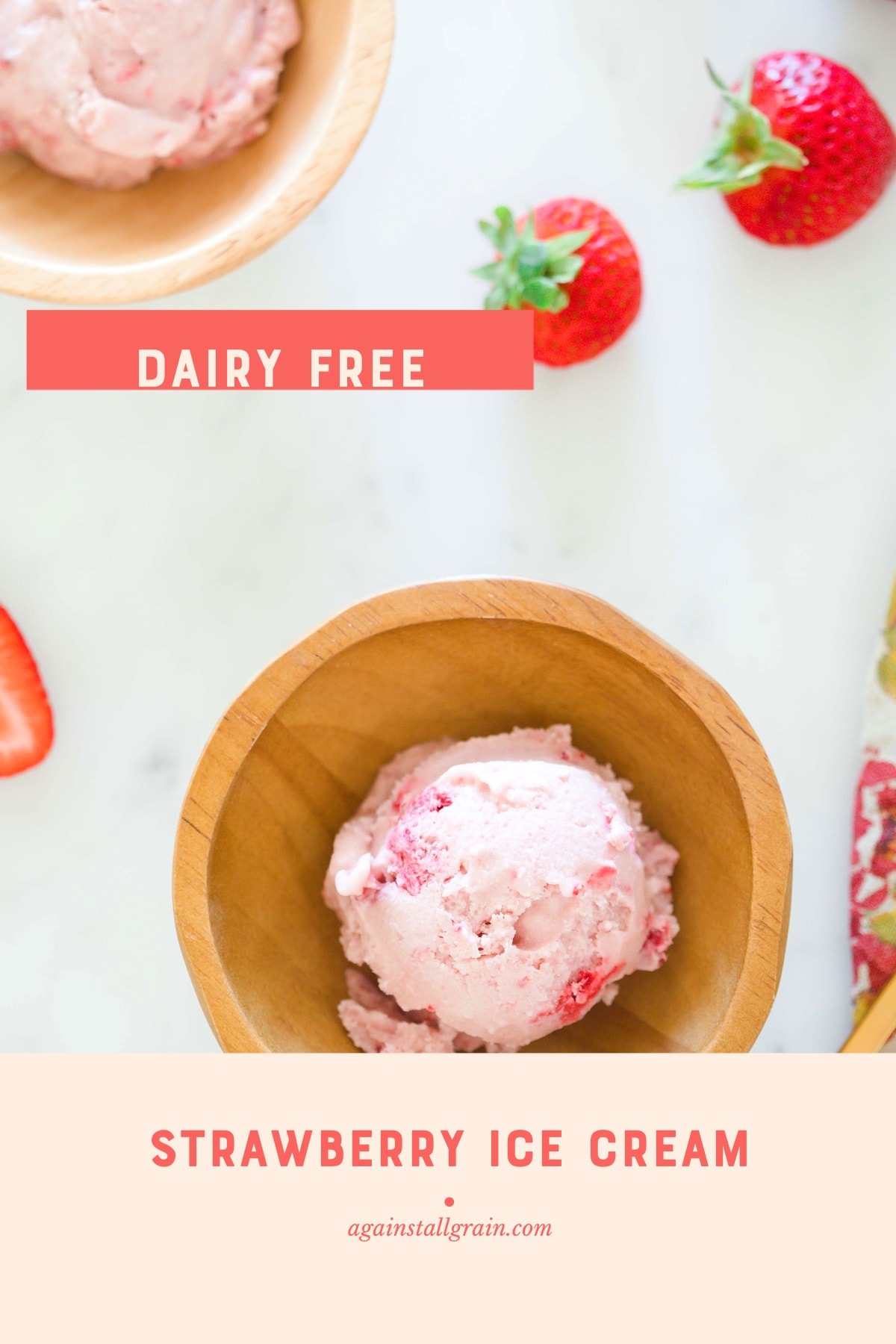 DairyFree Strawberry Ice Cream Against All Grain Delectable paleo
